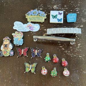 Refrigerator Magnets Collection Butterfly Christmas Ornament Handles Butterflies